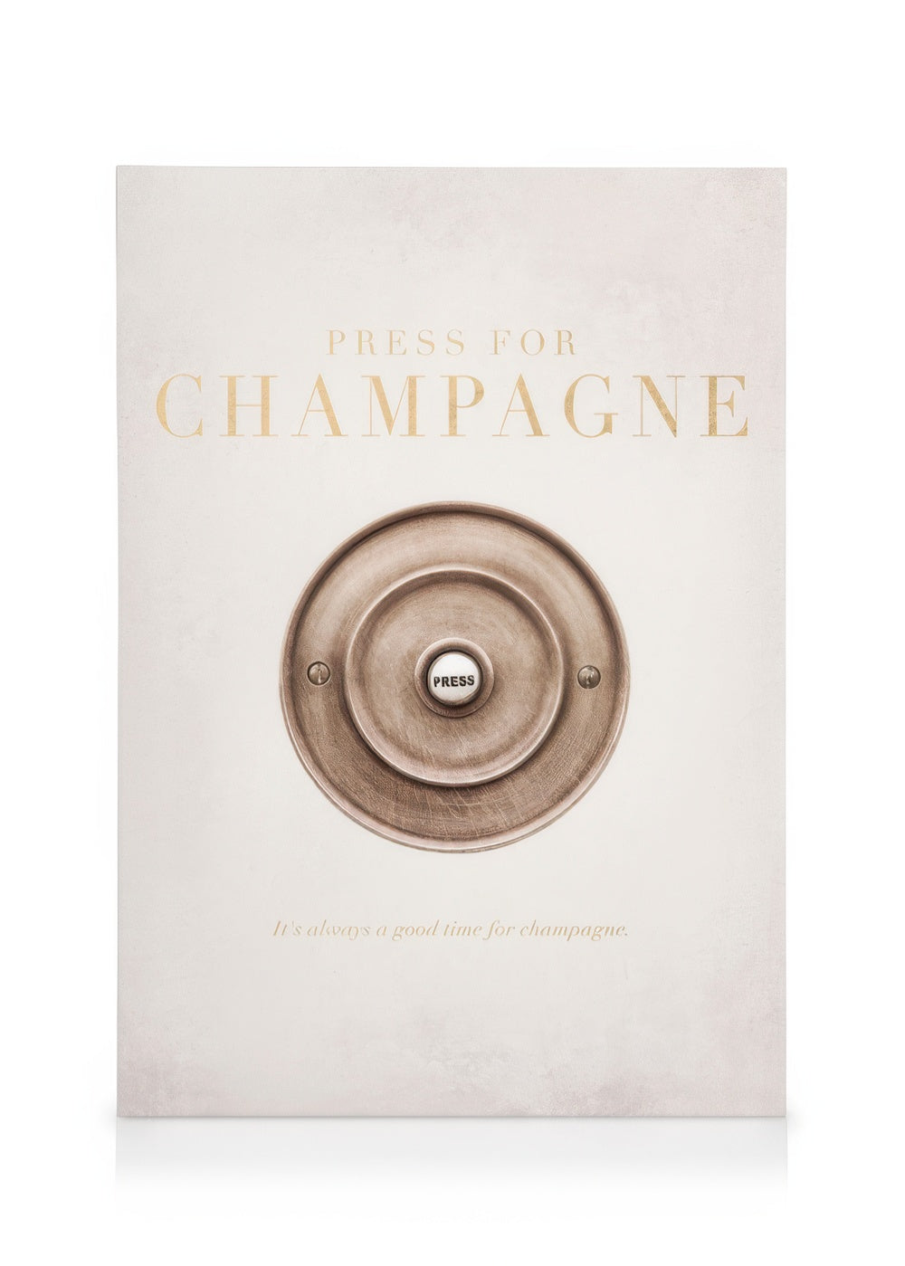 Press for Champagne Canvas print