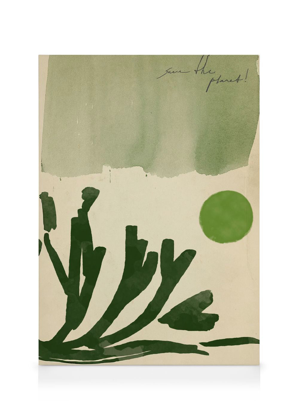 Sylvia Takken - Go Green Canvas print