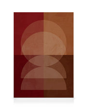 Ochre Orbit Canvas print