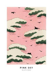 Watanabe Seitei - Pink Sky Print