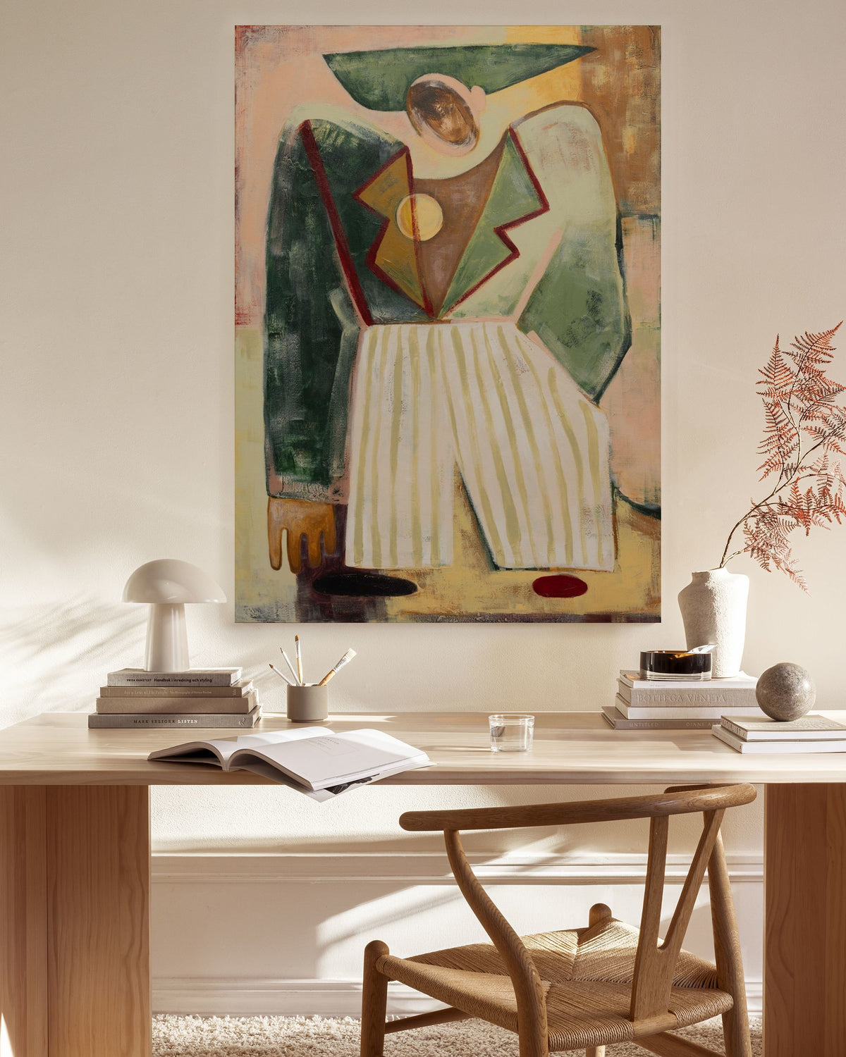 Figure in Suit Canvas print