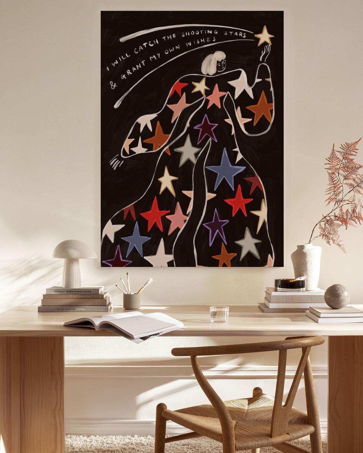 Kit Agar - Shooting Stars Canvas print