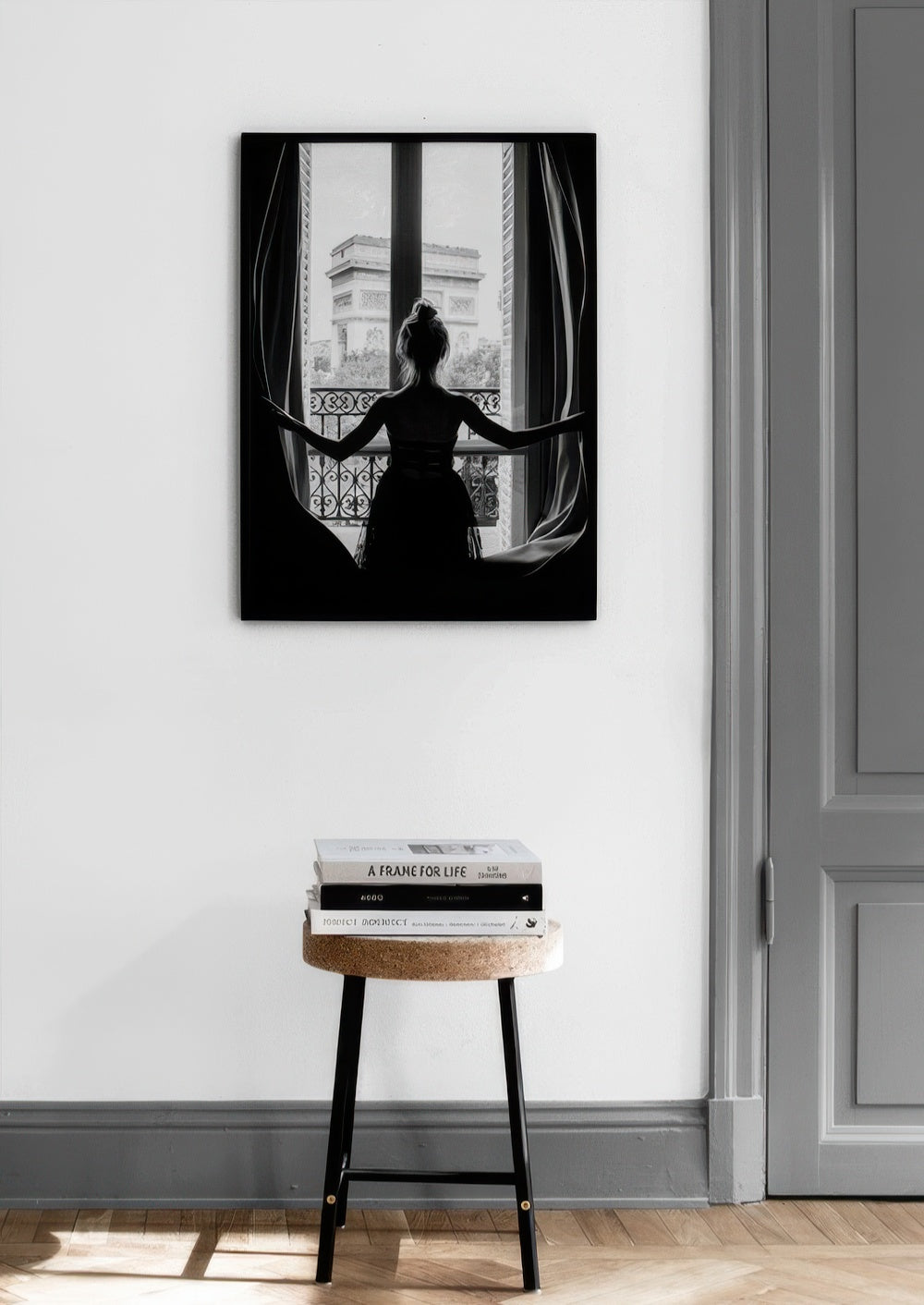 Girl In Window Print