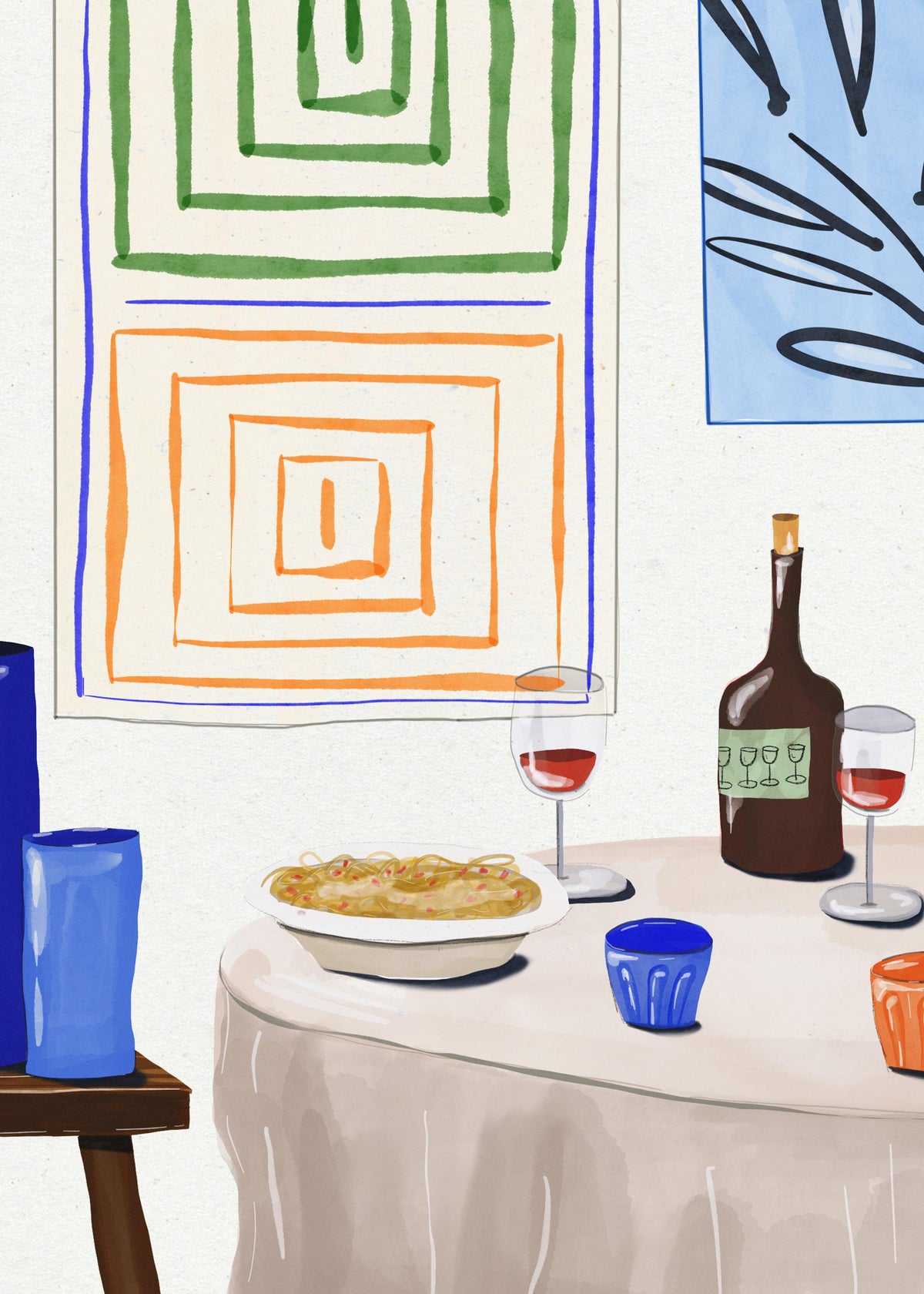 Dinner with Friends Print