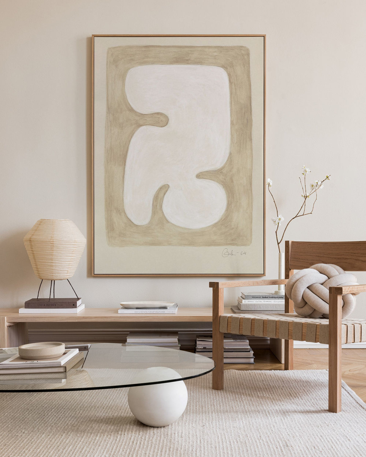 Curvature Canvas print