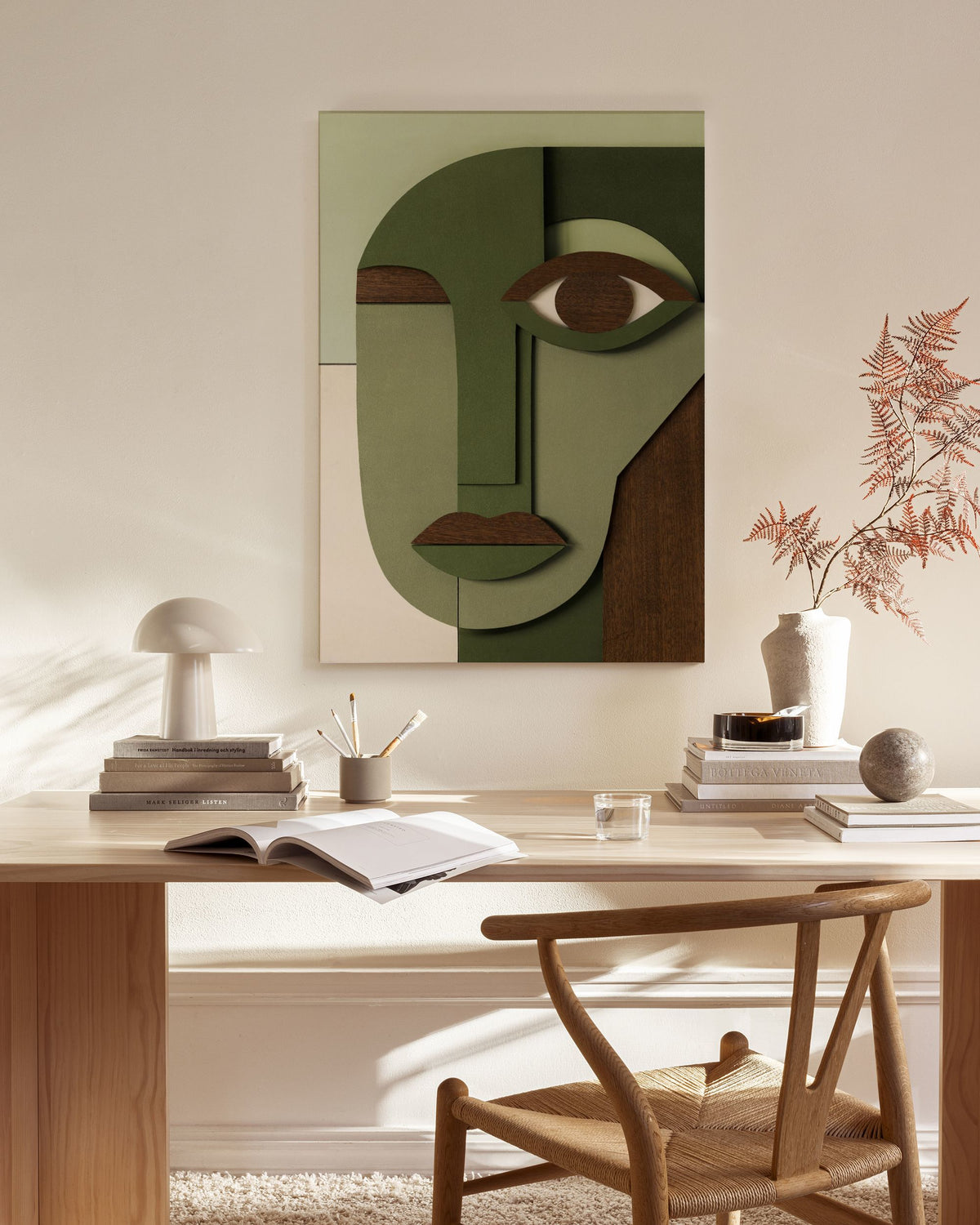 Abstract Face Canvas print