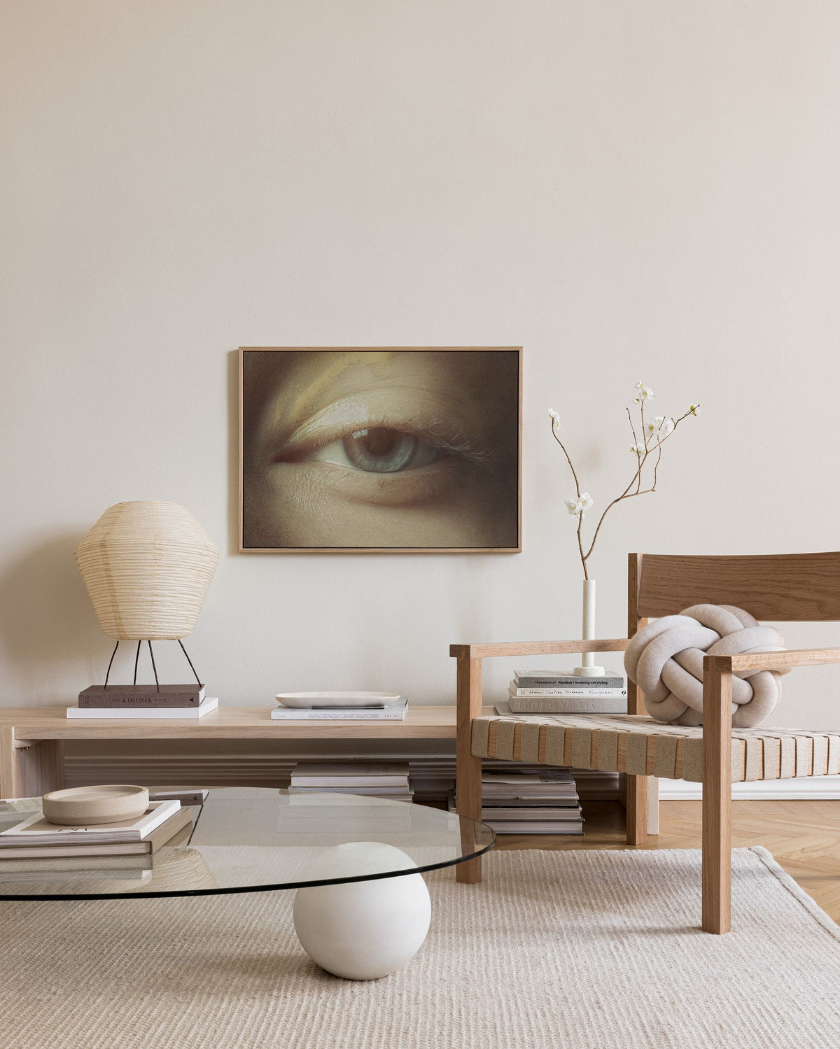 The Observer Canvas print