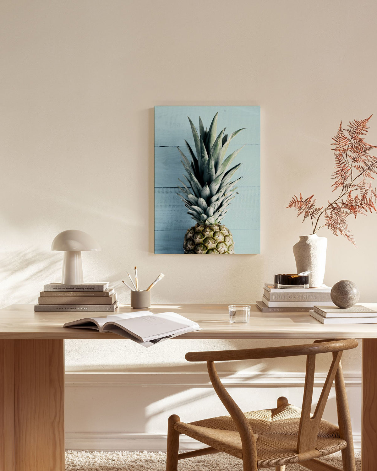 Pineapple Top Canvas print