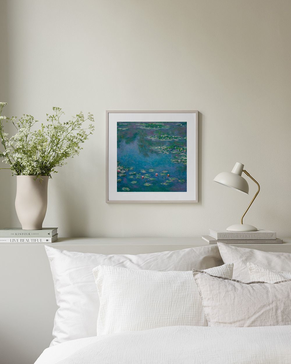 Monet - Water Lilies Square Print