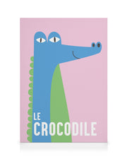 Le Crocodile Canvas print