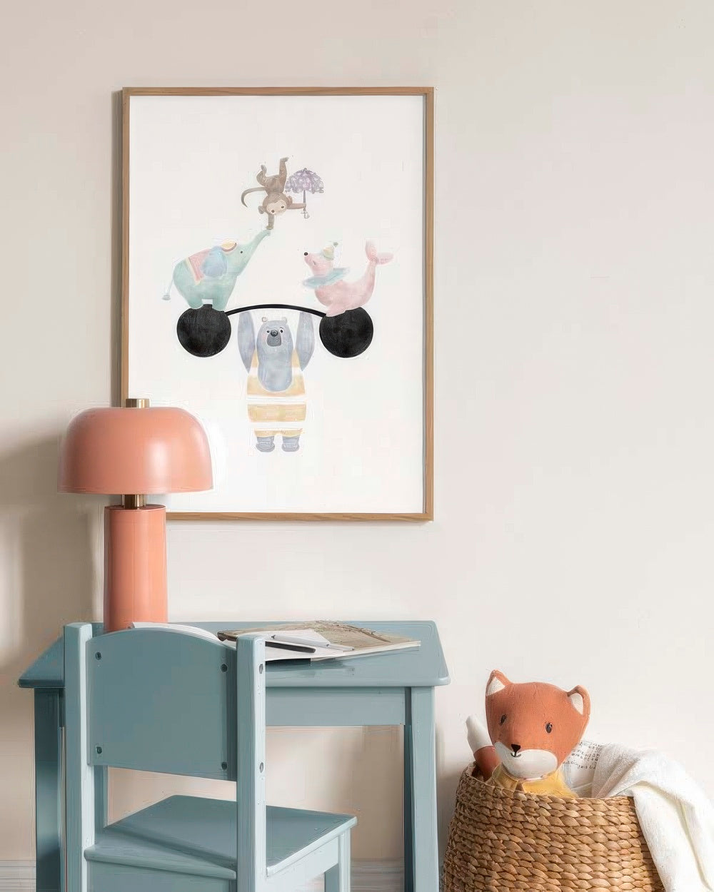 Circus Acrobats Print