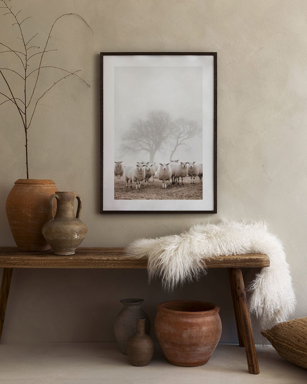 Sheep Herd Print
