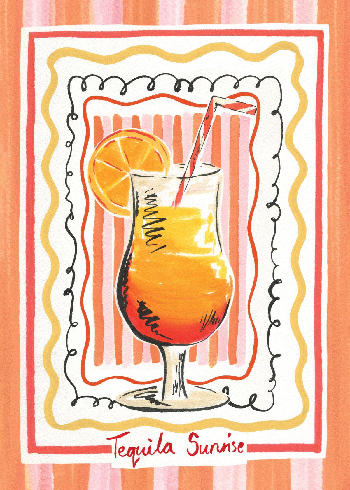 Emily Daborn - Tequila Sunrise Print
