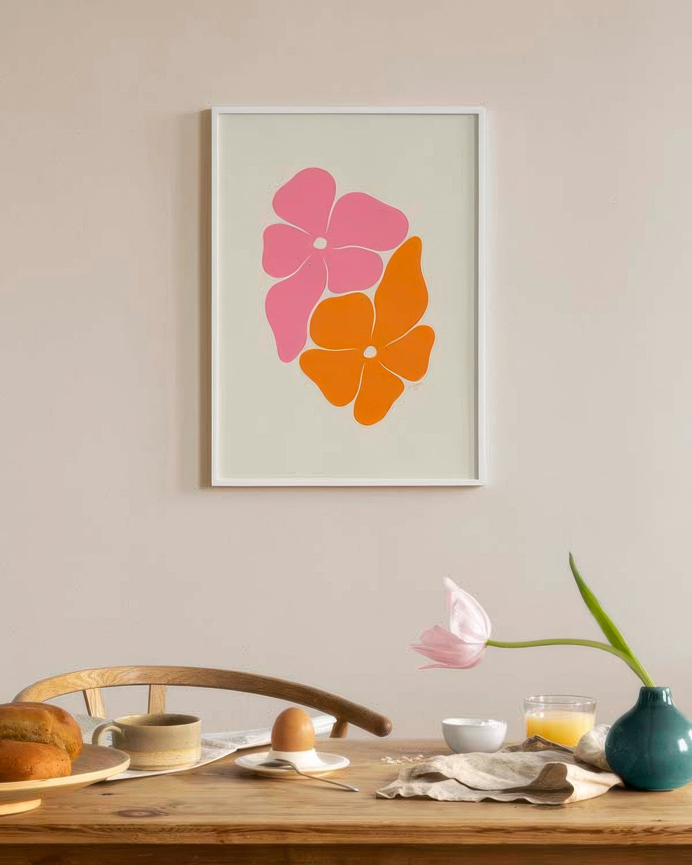 Hanna KL - Floral Pair Print