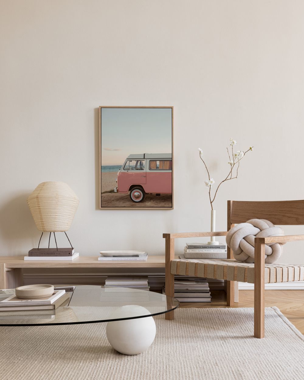 Pink Van Canvas print