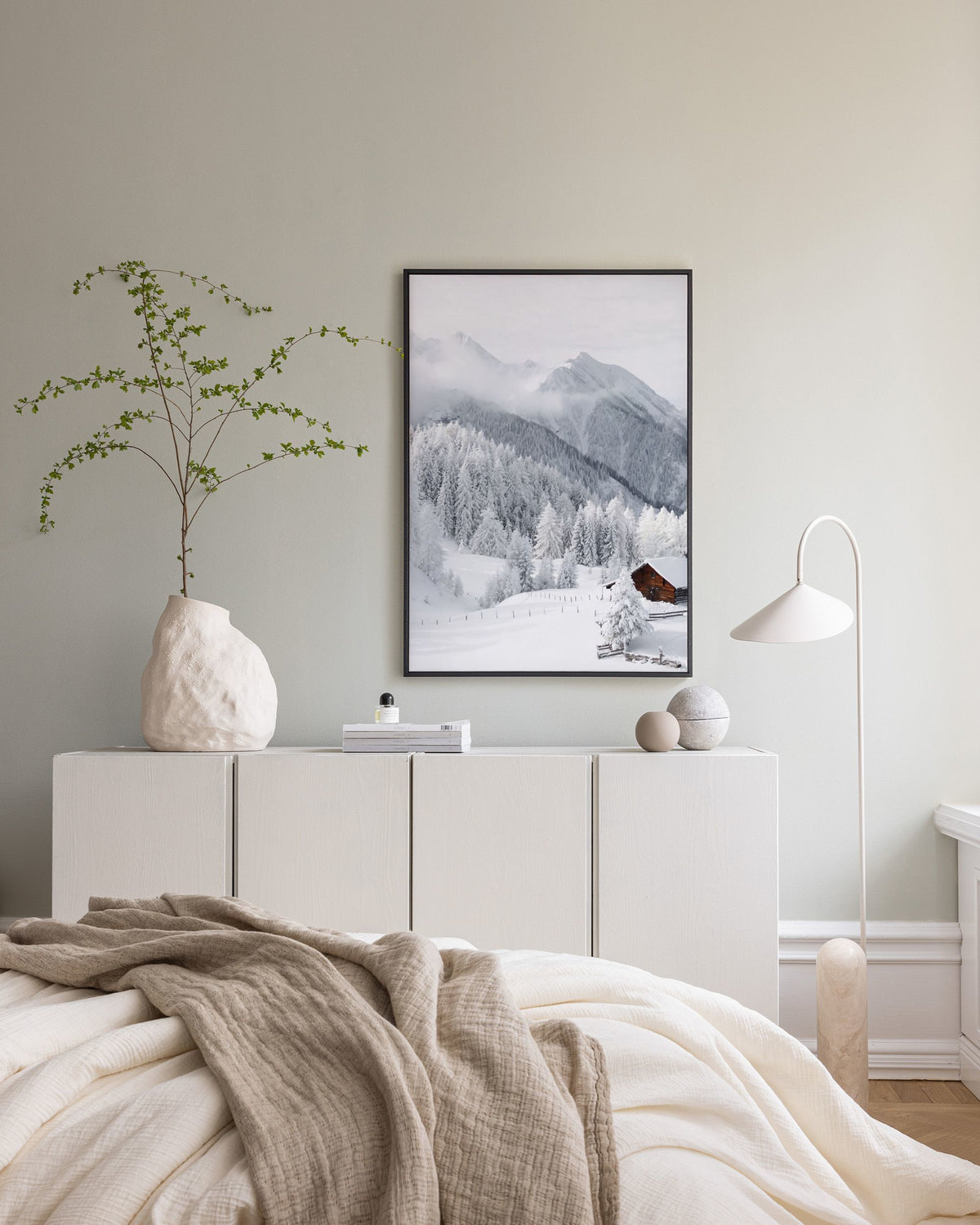 Snowy Landscape Canvas print