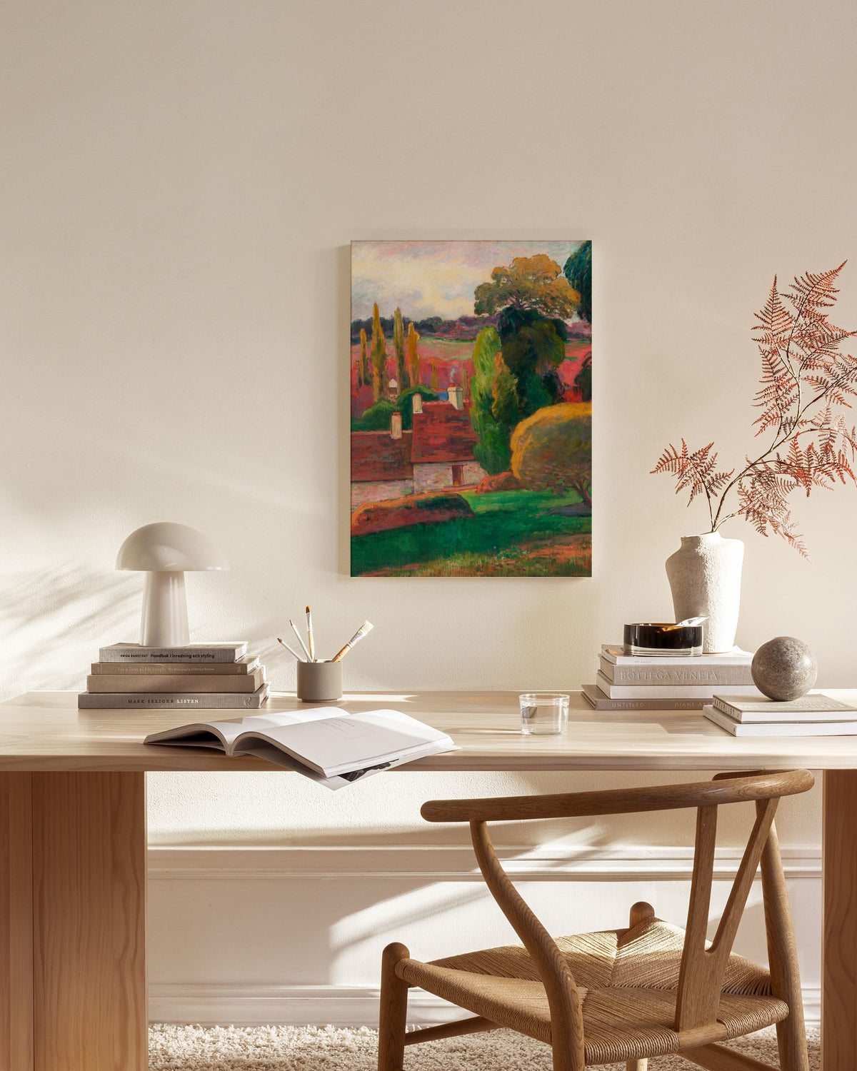 Paul Gauguin - A Farm in Brittany Canvas print