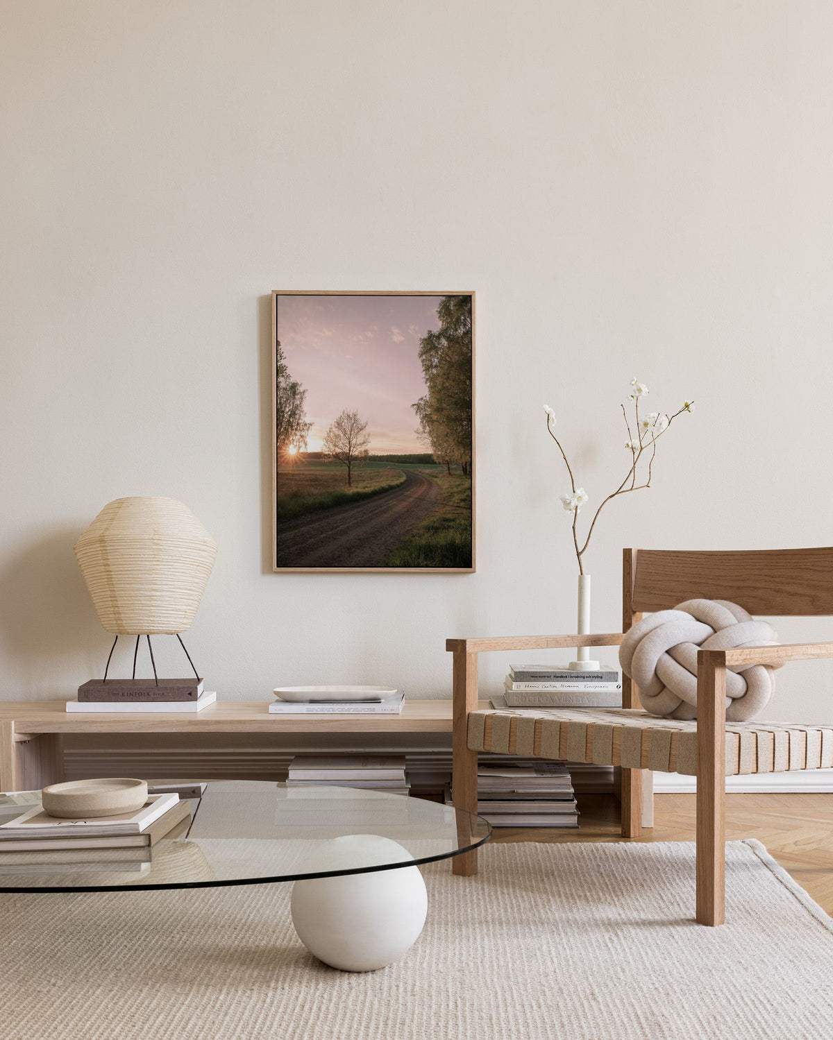 Sunset Road Canvas print