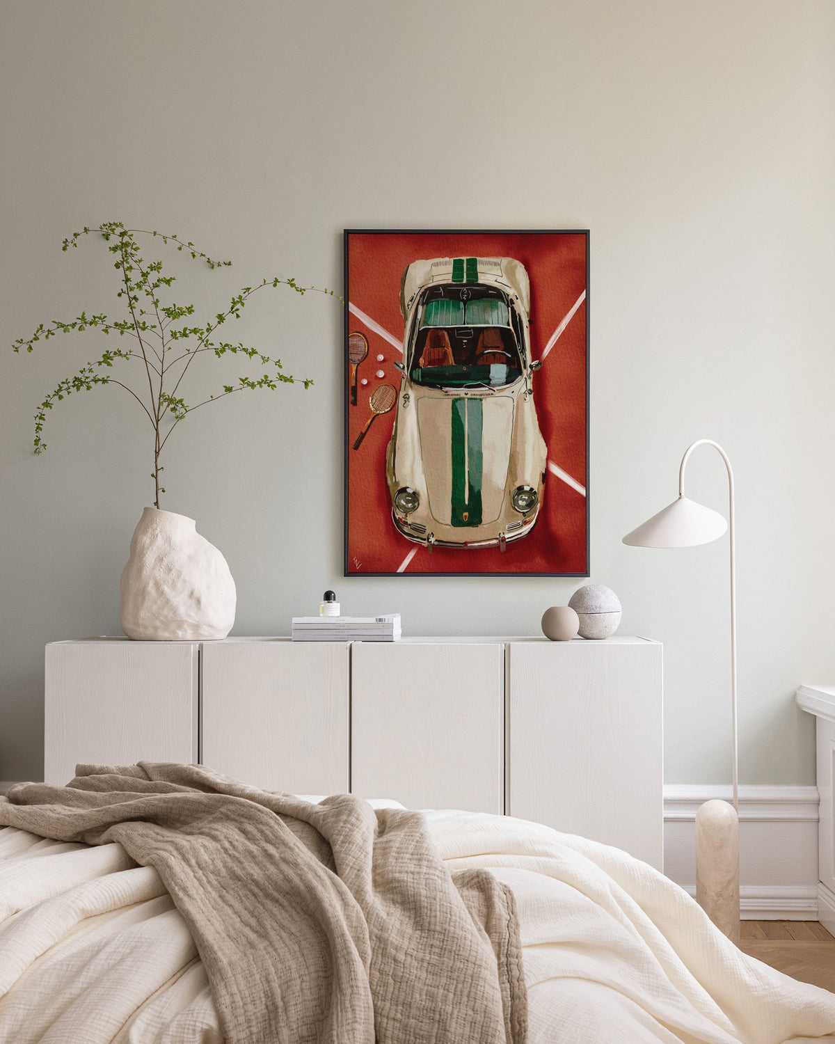 Ekaterina Zagorska - Tennis Club Canvas print