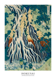 Hokusai - Kirifuri Waterfall at Kurokami Mountain in Shimotsuke Print
