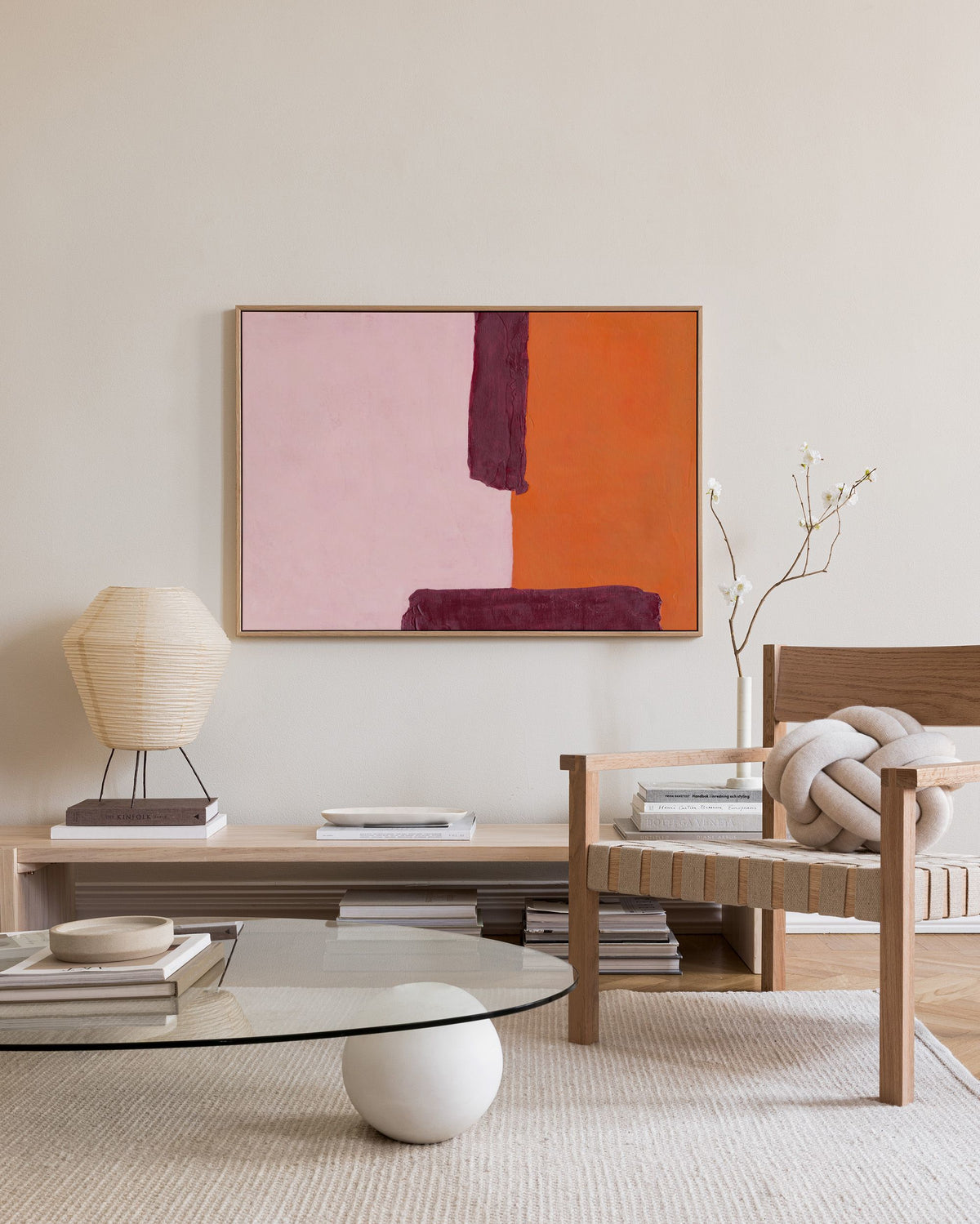 The Space Between Canvas print