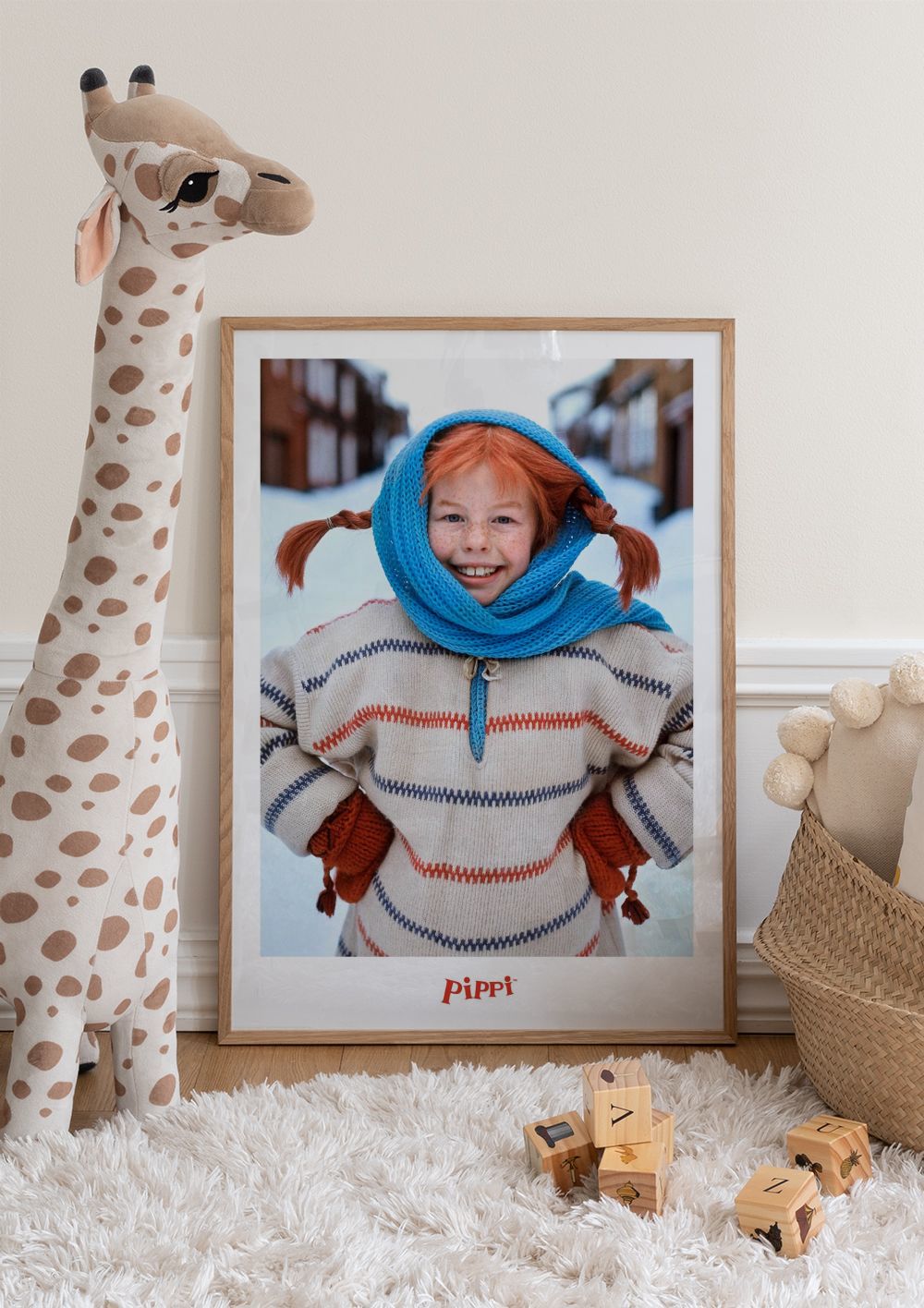Pippi Longstocking in Winter Print