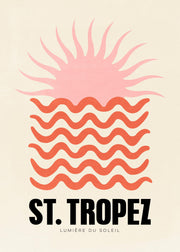 Graphic St Tropez Print