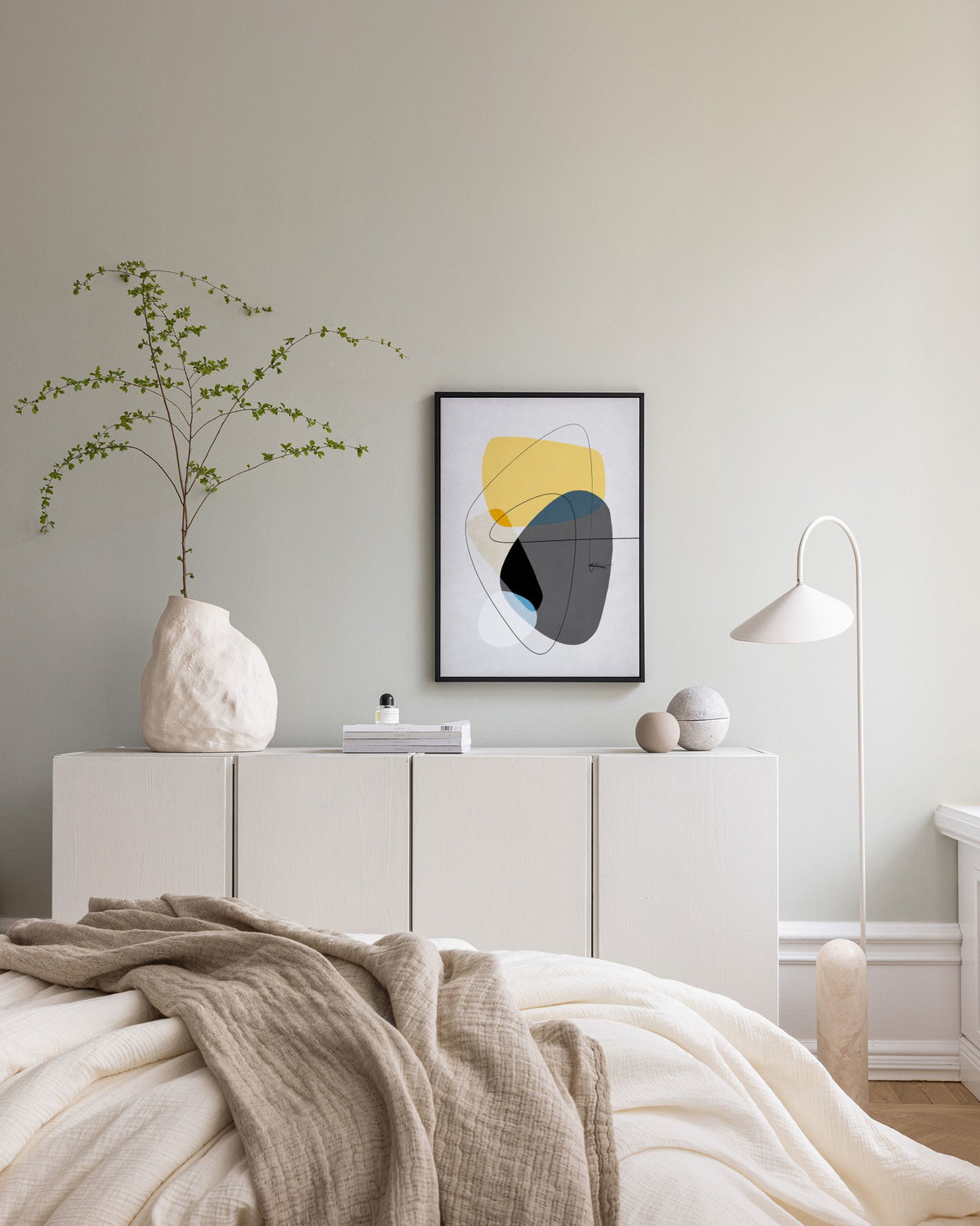 Contemporary Yellow No2 Canvas print