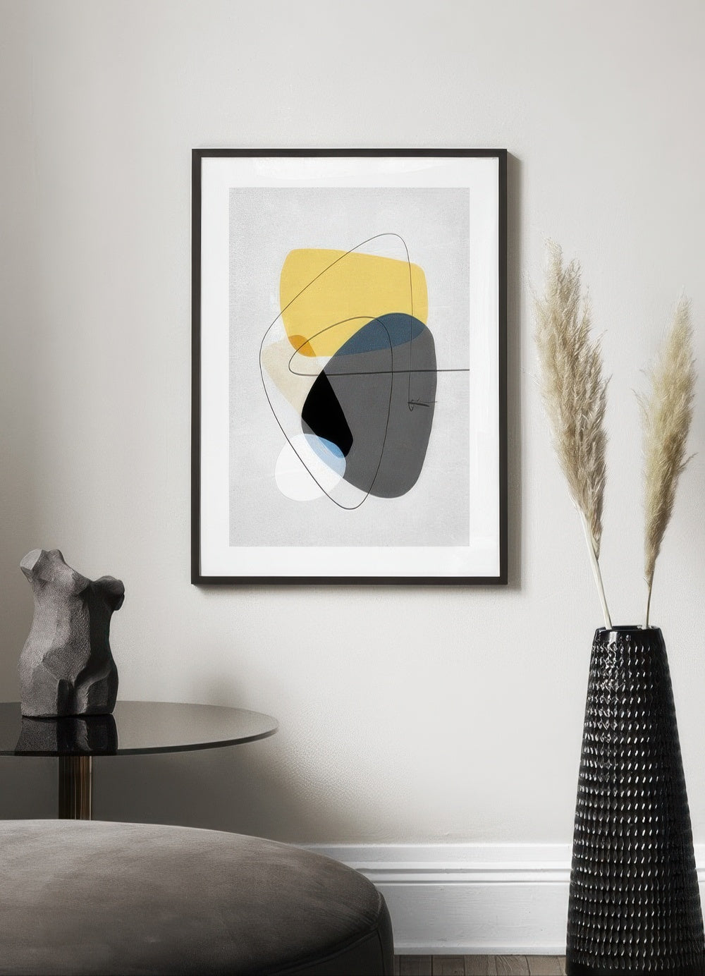 Contemporary Yellow No2 Print