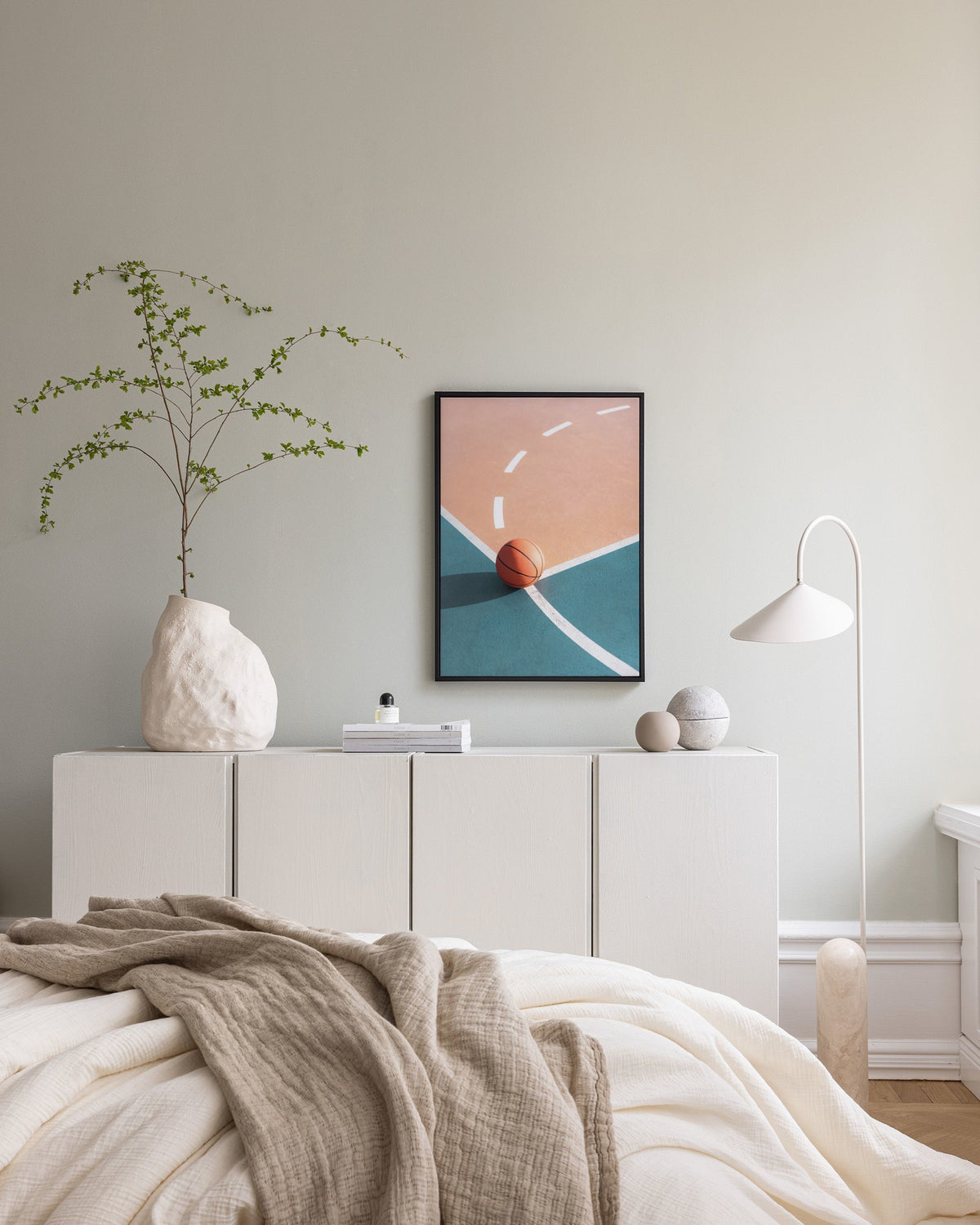 Basketball Court Canvas print