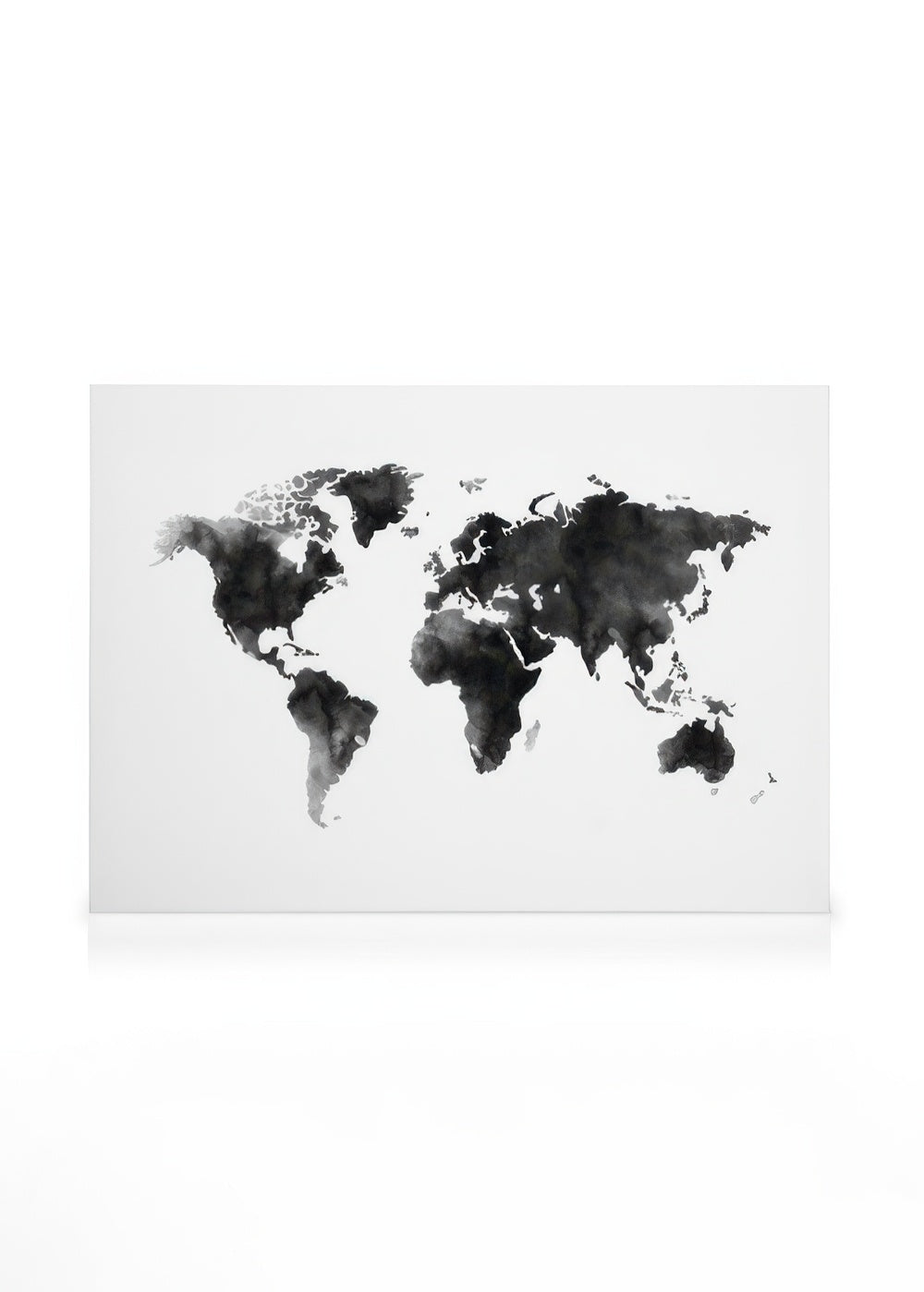 World Map Watercolor Canvas print