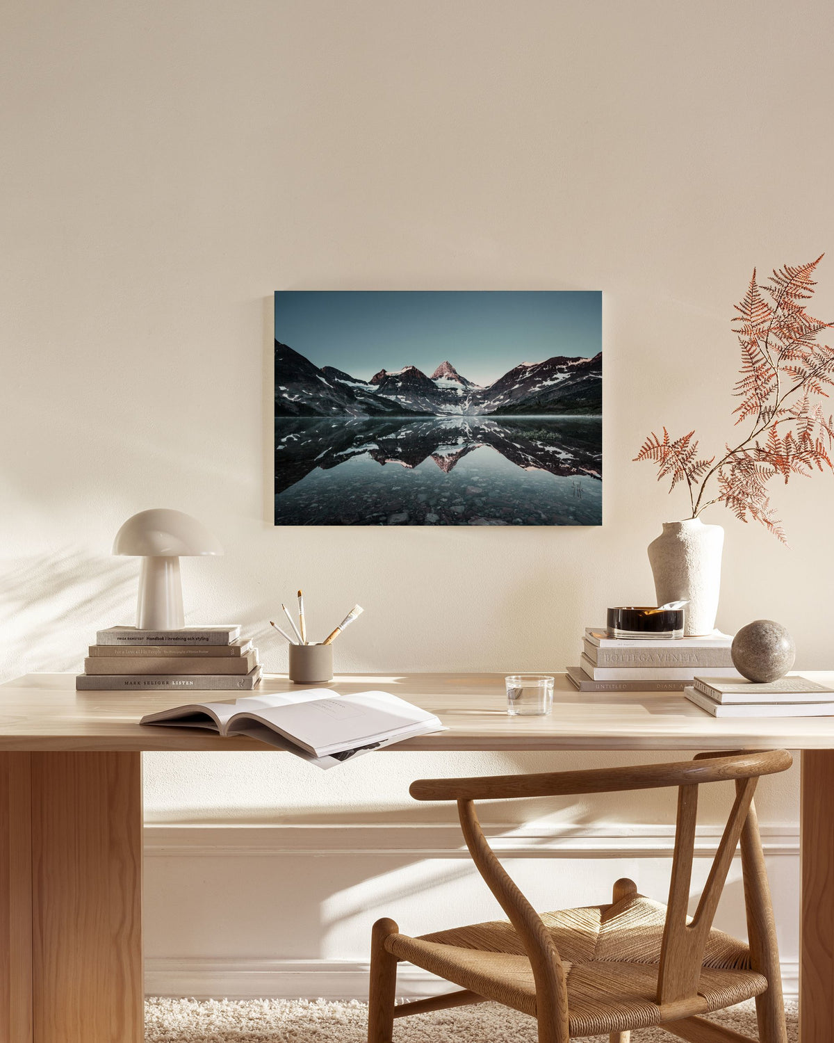 Mountain Reflection, Canvas print