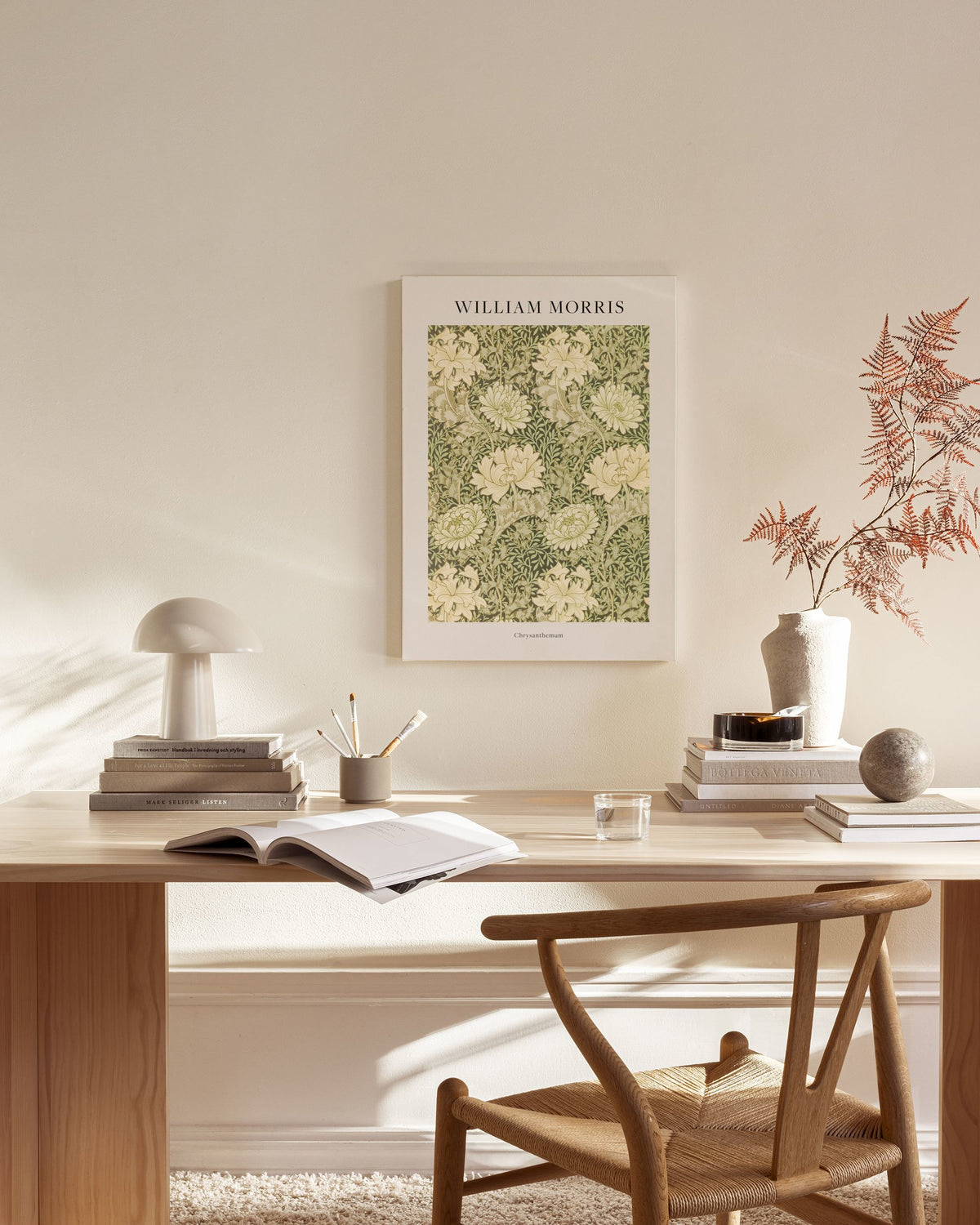 William Morris - Chrysanthemum Canvas print