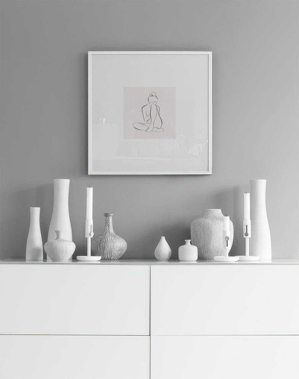Bare Skin Illustration Print