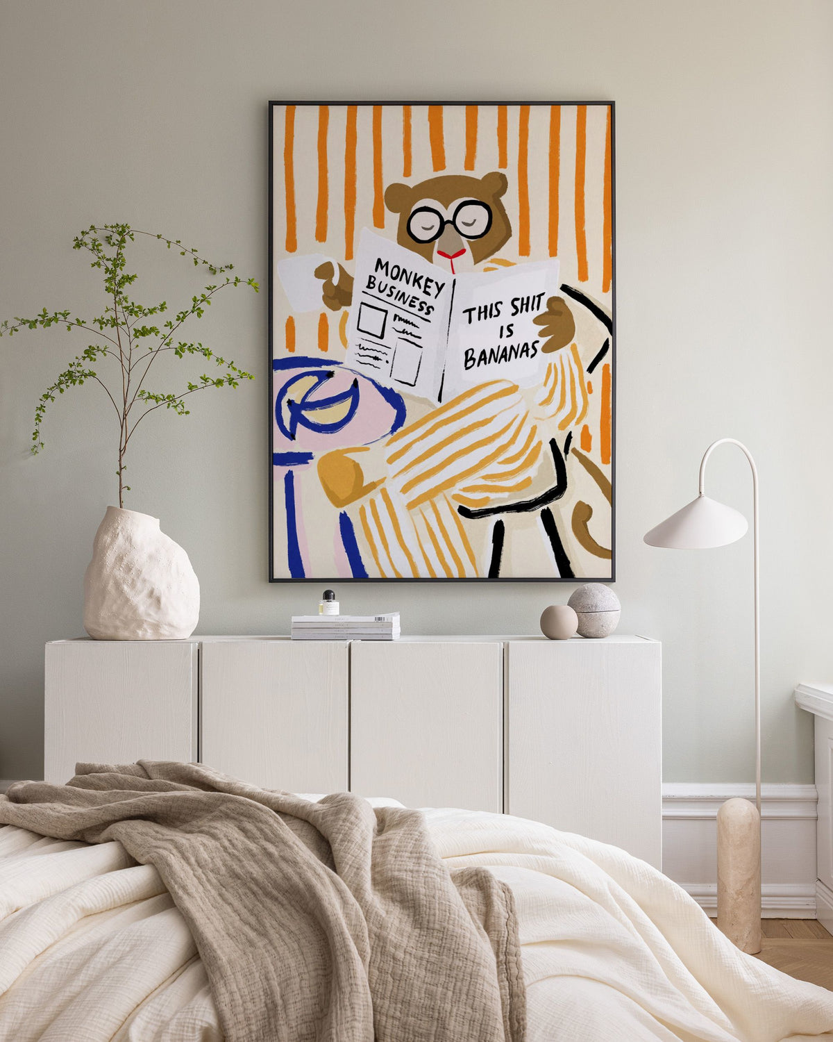 Monkey Business Canvas print