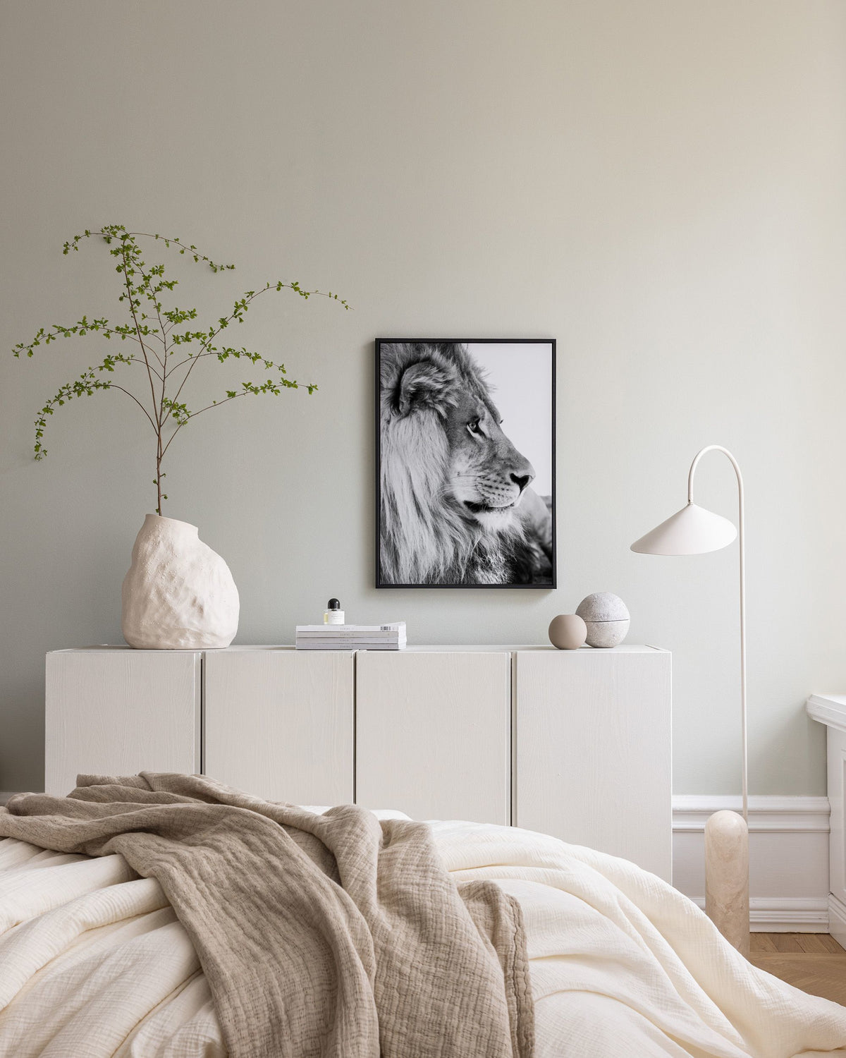 Lion Profile Canvas print