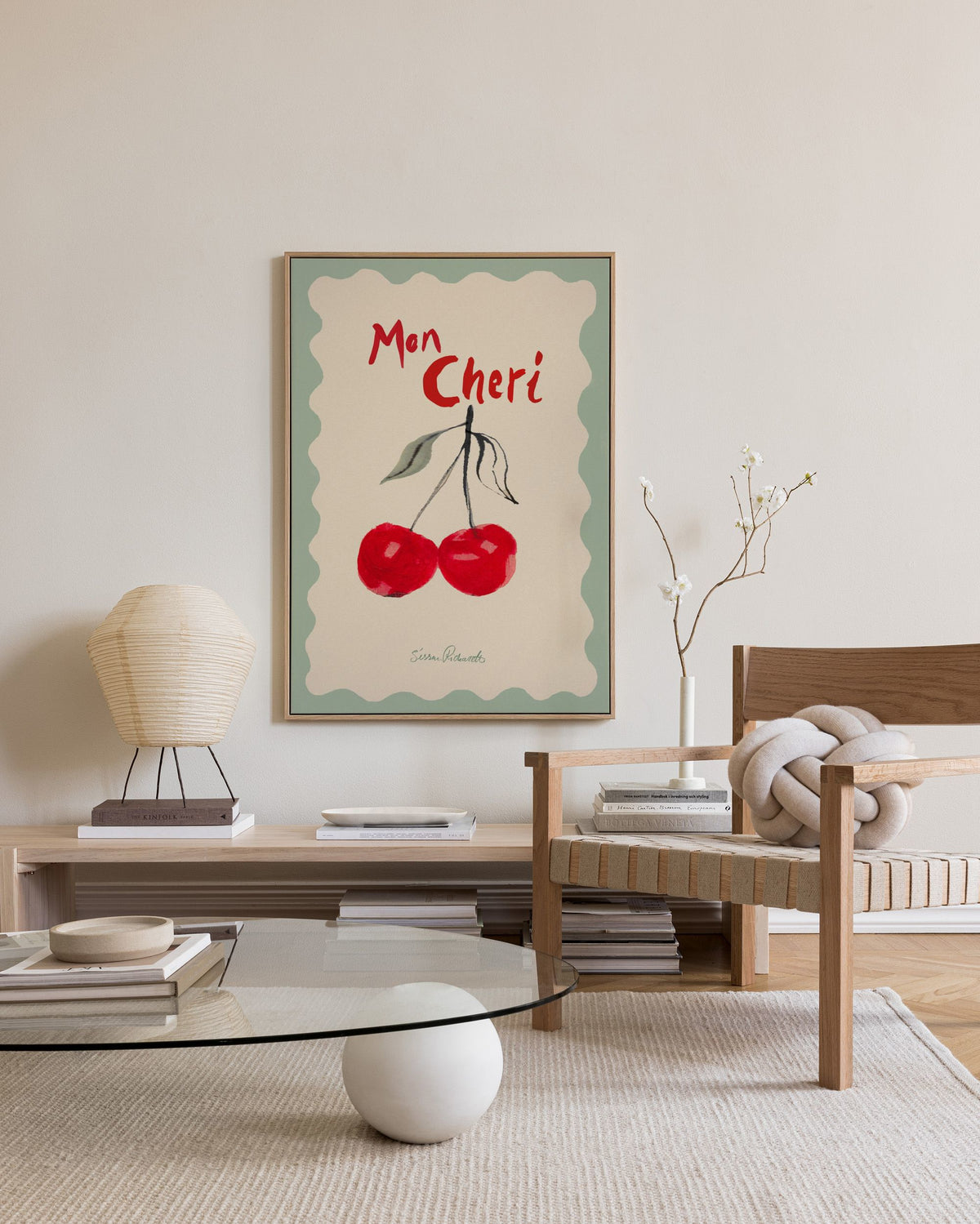 Sissan Richardt - Mon Cheri Canvas print