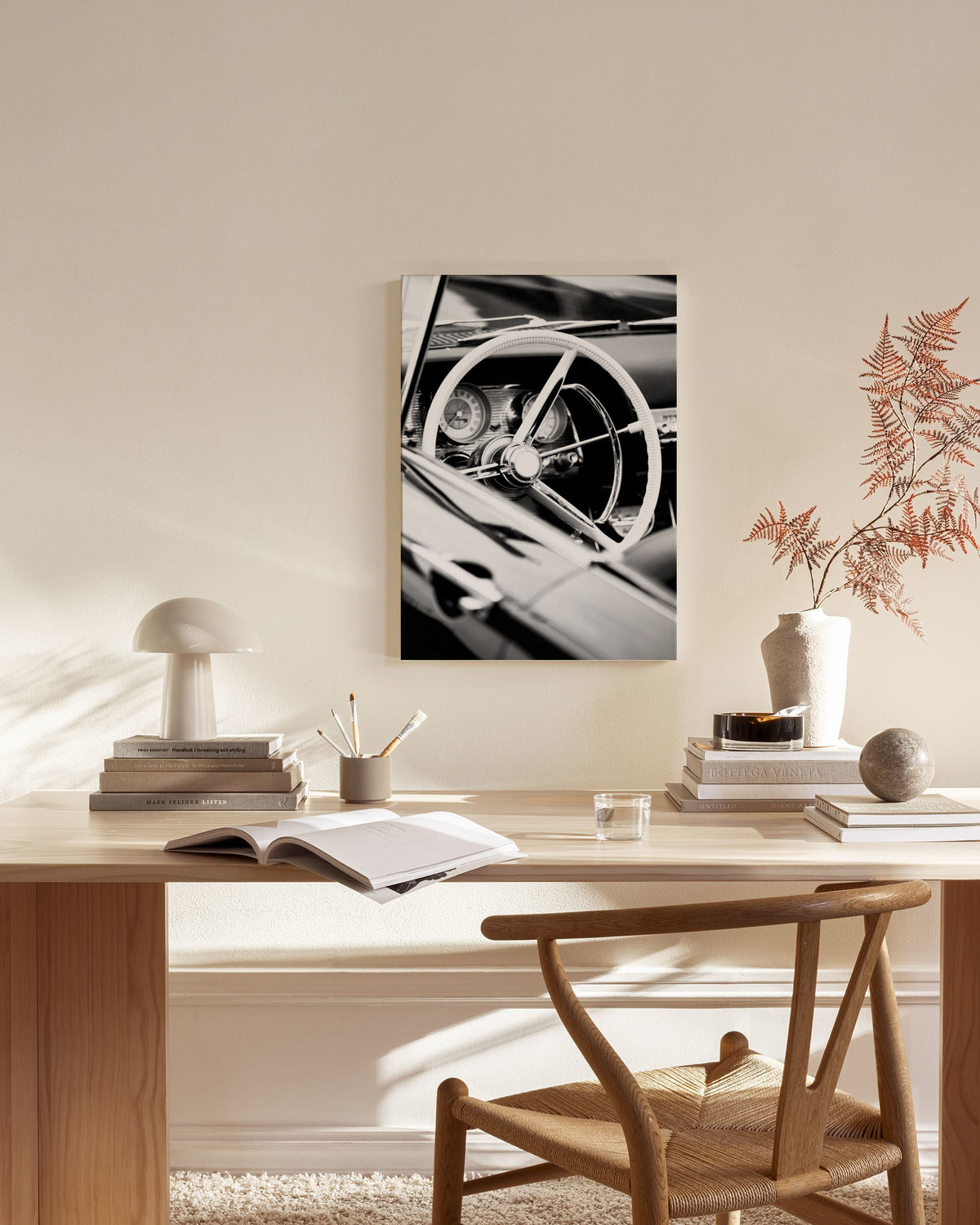 Vintage Cabriolet Car Canvas print