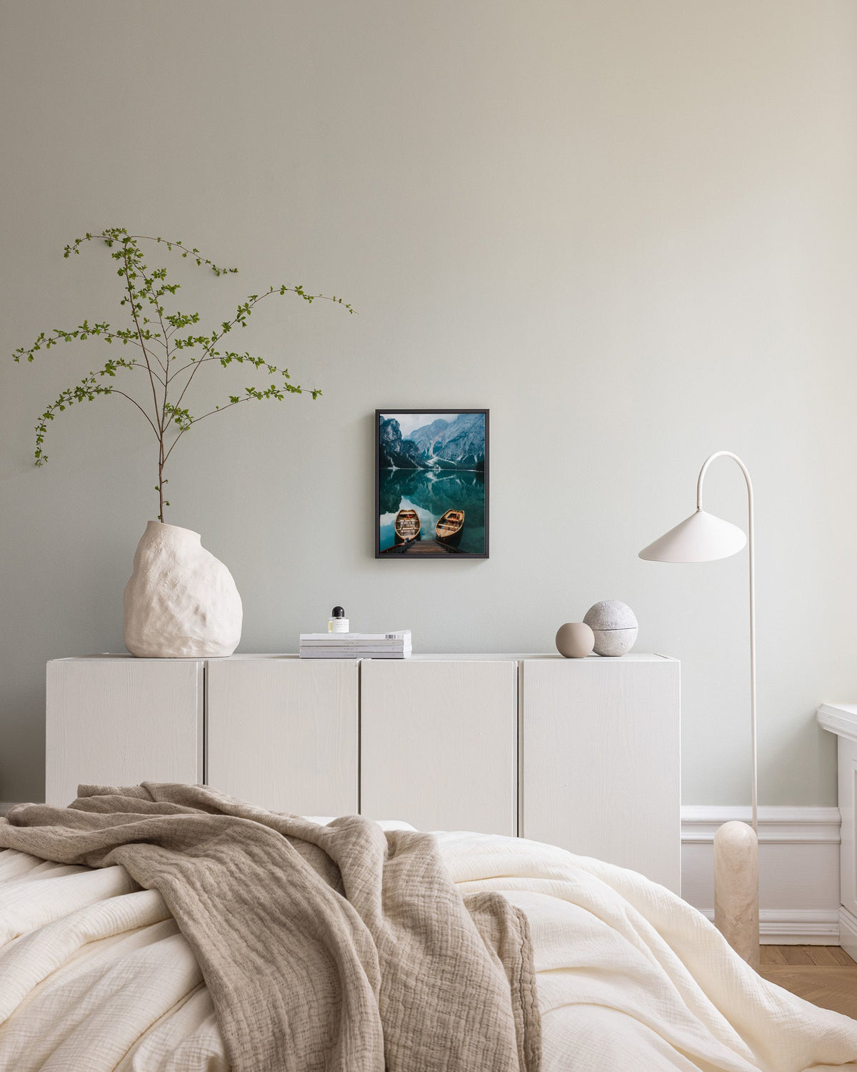 Two in the Lake Canvas print