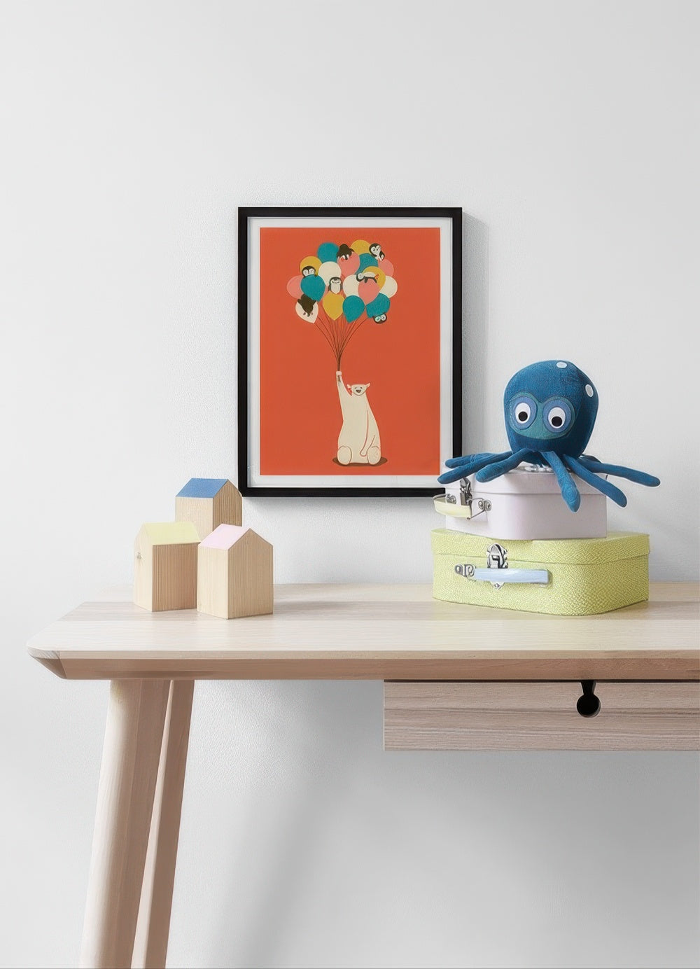 Penguin Bouquet Print
