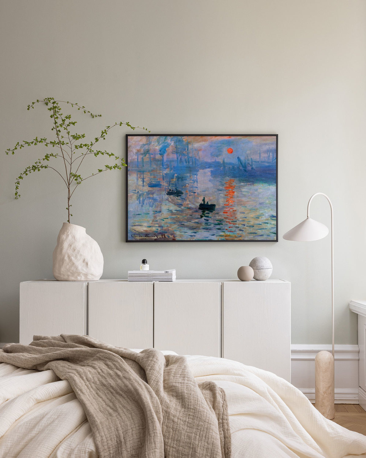 Monet - Impression, Sunrise Canvas print