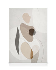 Organic Shapes Figure No2 Canvas print