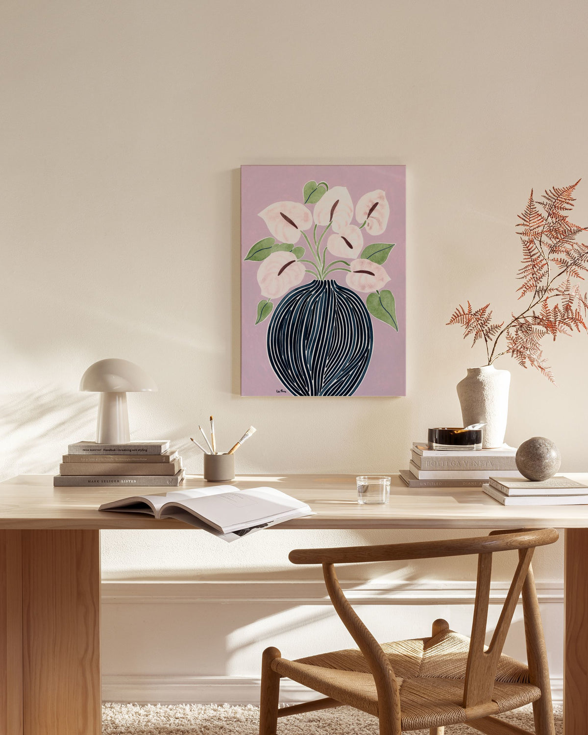 La Poire - Anthuriums Canvas print