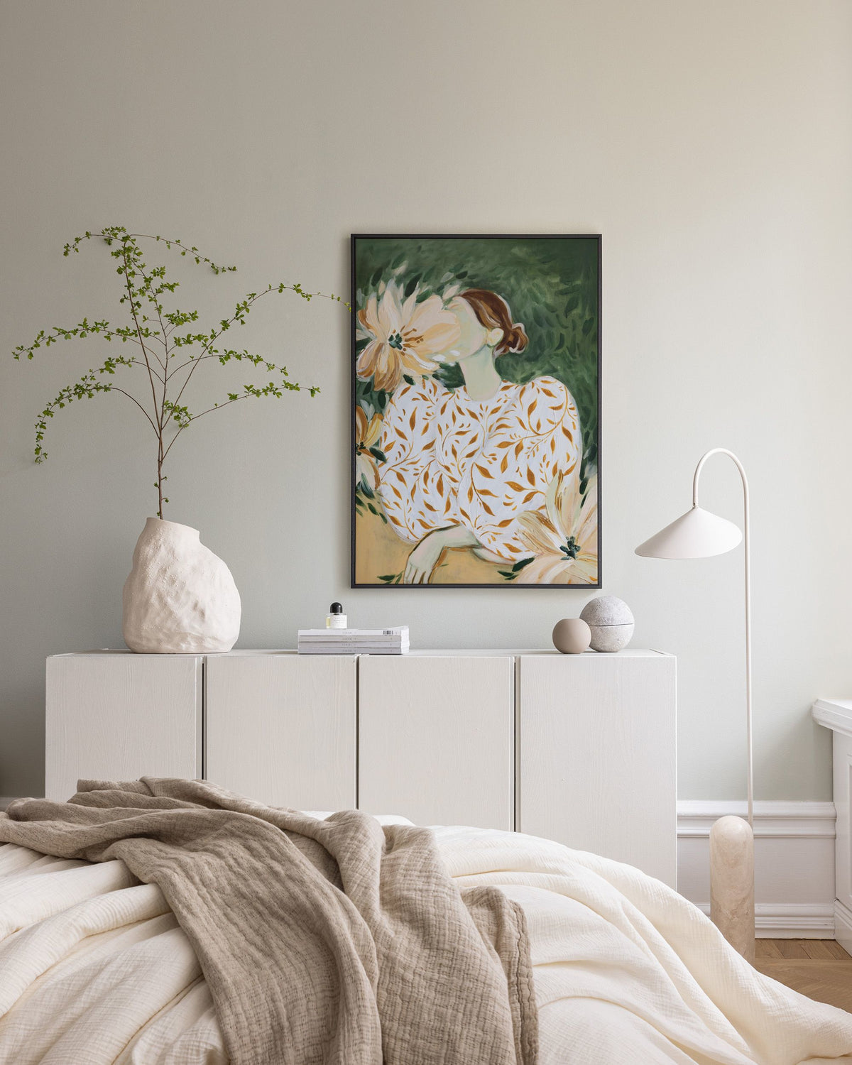Rustic Garden Portrait Canvas print