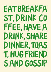 Kitchen Habits Print