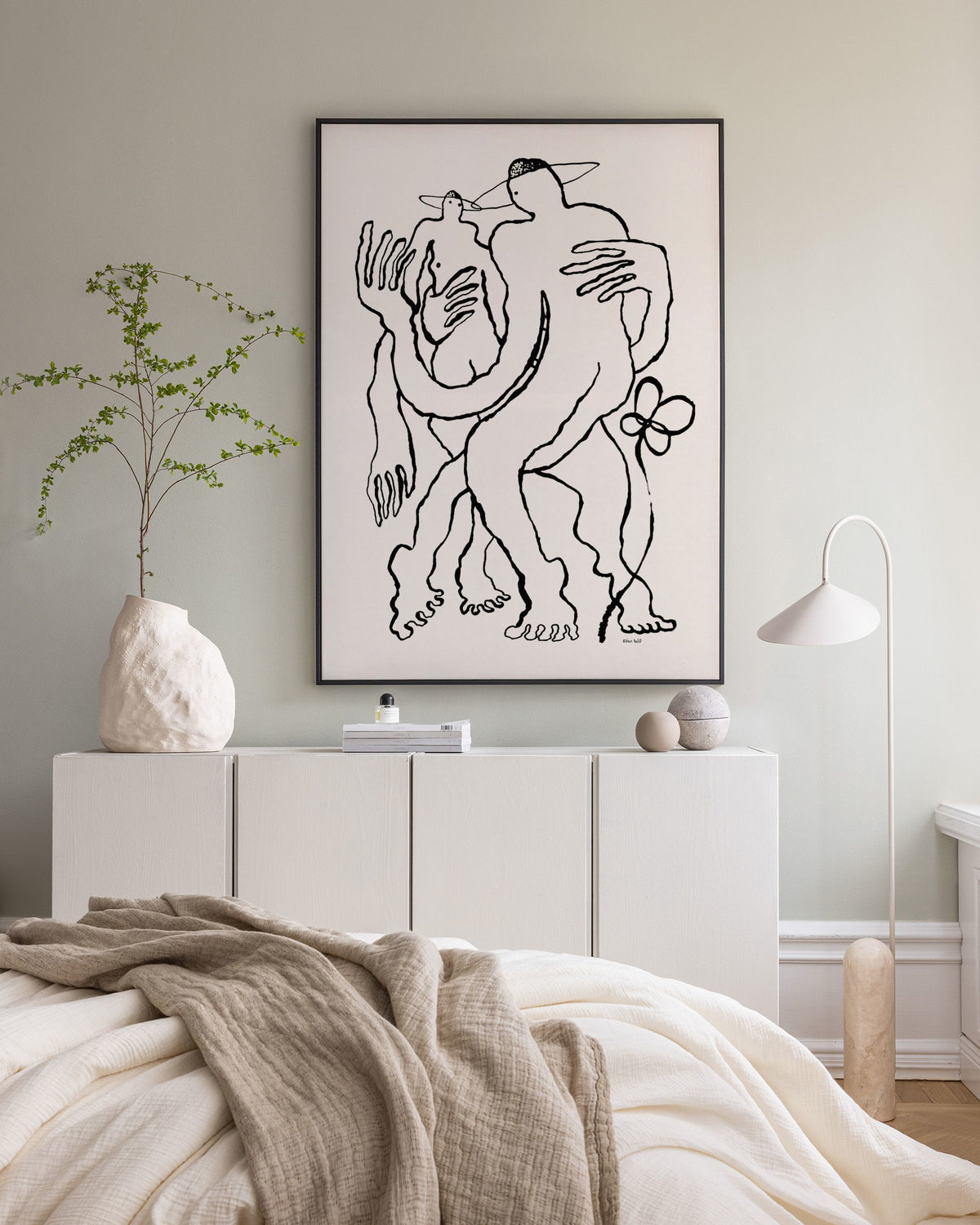 Eden Kalif - Two Dancers Canvas print