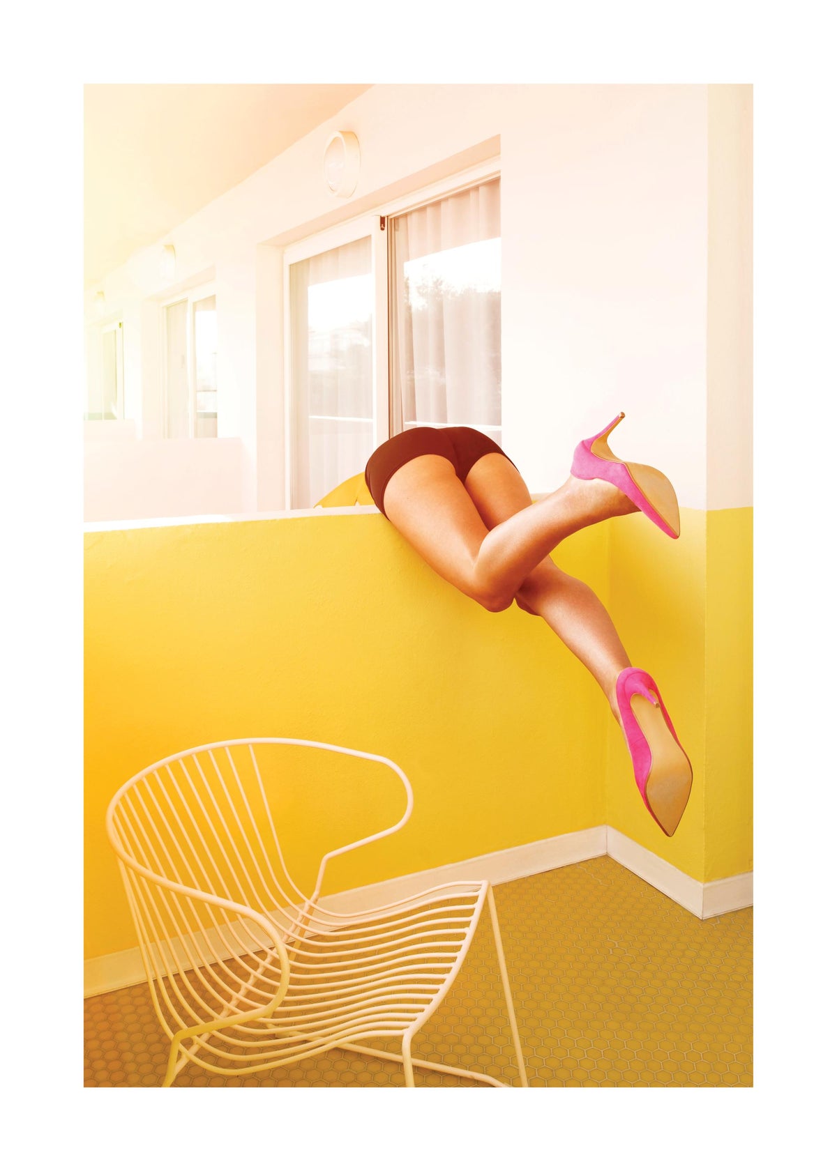Legs Over Print