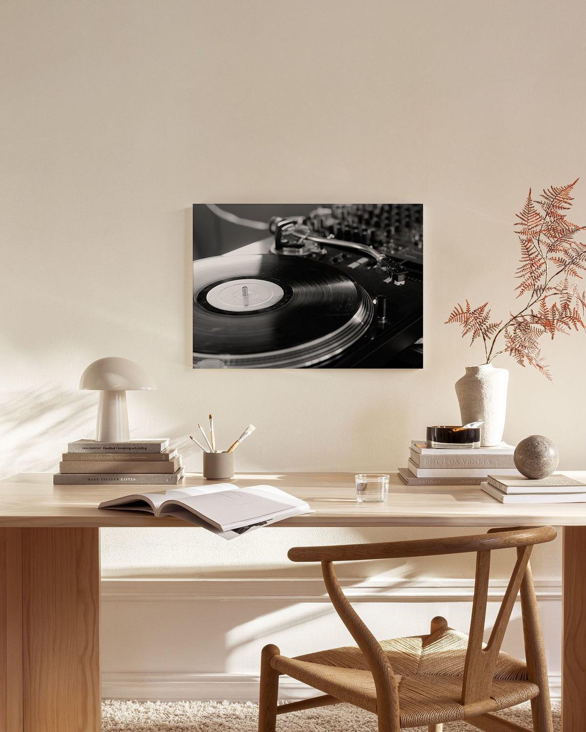 Turn Table Canvas print