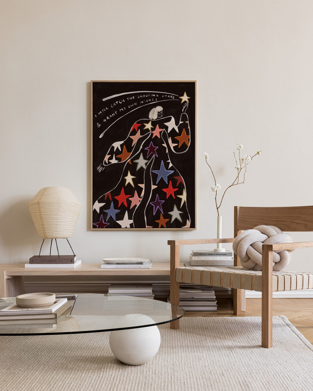 Kit Agar - Shooting Stars Canvas print