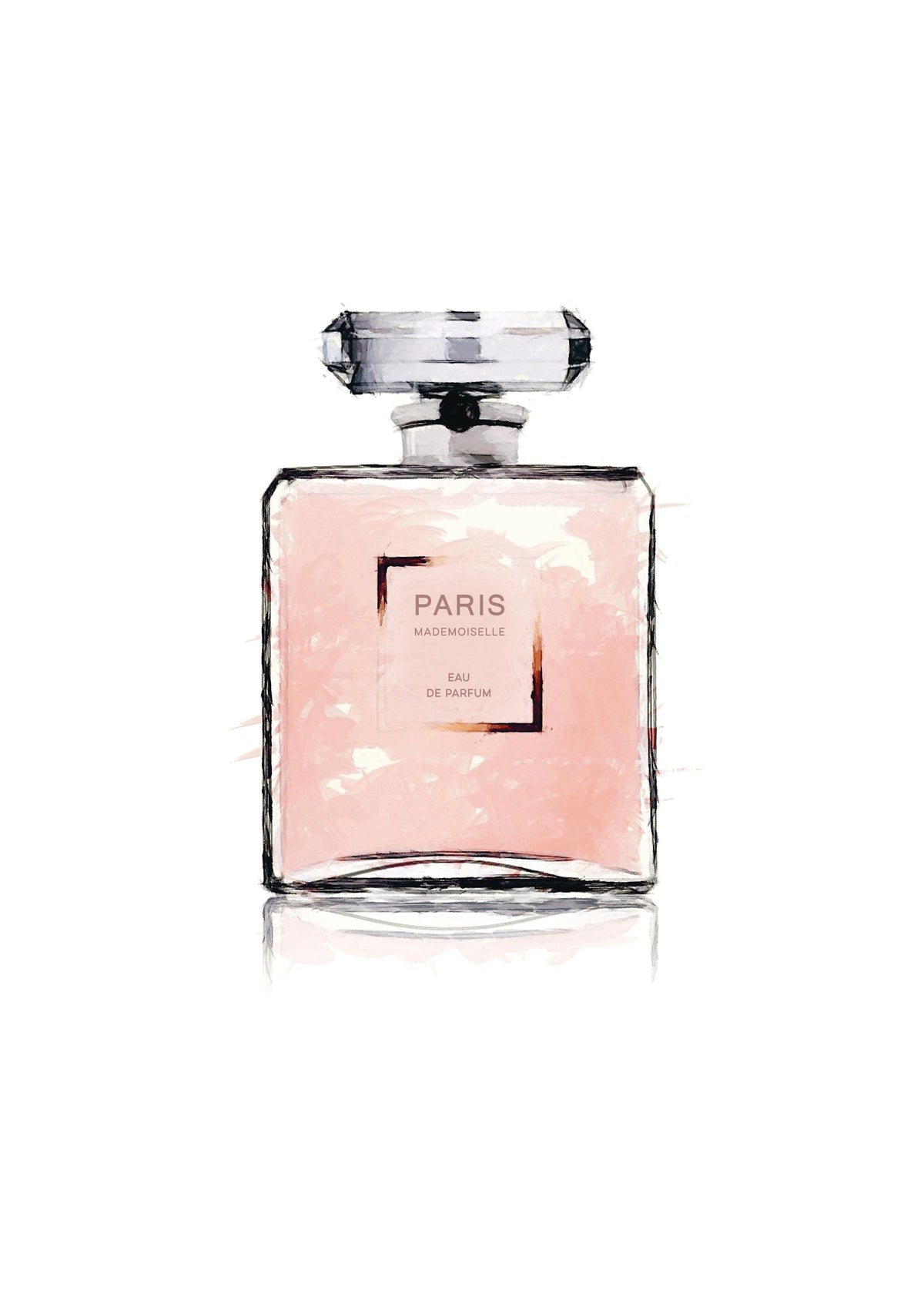 Pink Paris Perfume, Print